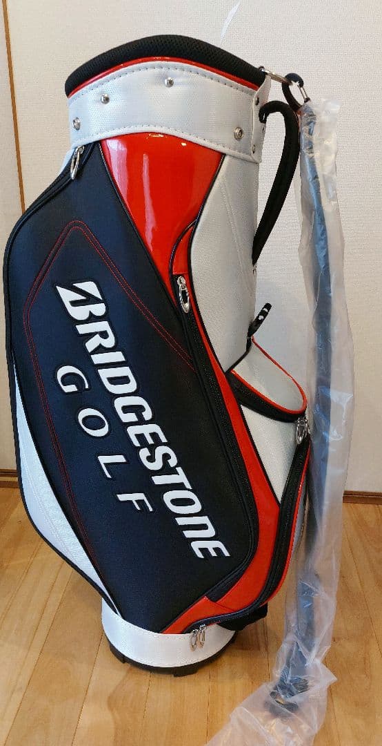 山*崎様 【新品未使用】ブリヂストン ゴルフ キャディバッグ CBG21Y（白×
