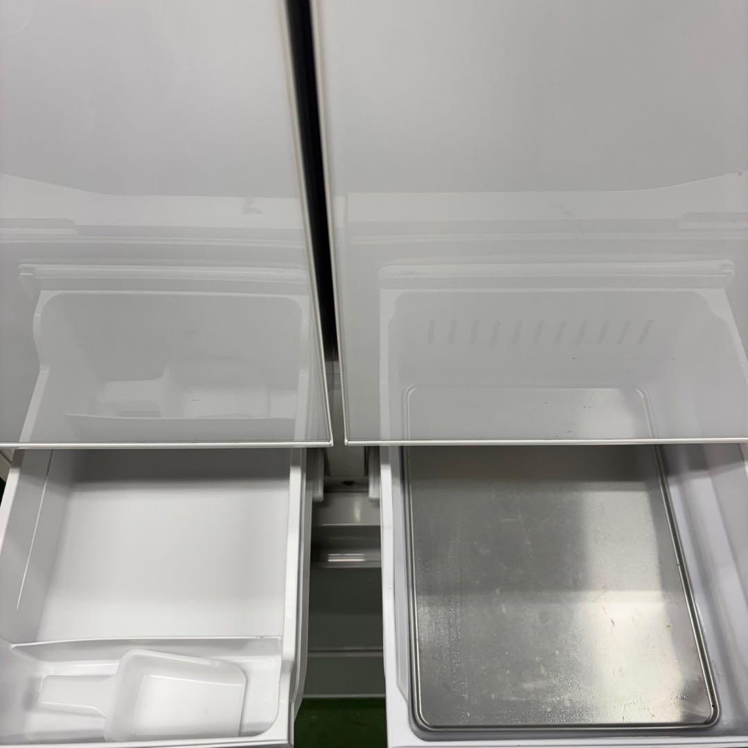 491 冷蔵庫　大型　6ドア　観音開き　極美品 400L強　ガラストップ　大人気