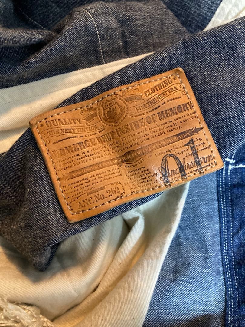 アナクロノーム　anachronorm つなぎオールインワンデニム　バル