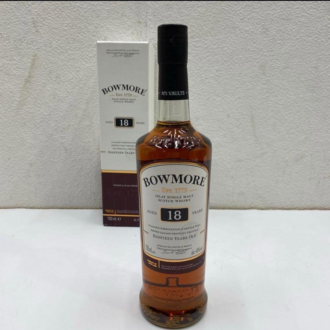【未開栓】BOWMORE 18年 700ml　シングルモルトウイスキー　ボウモア