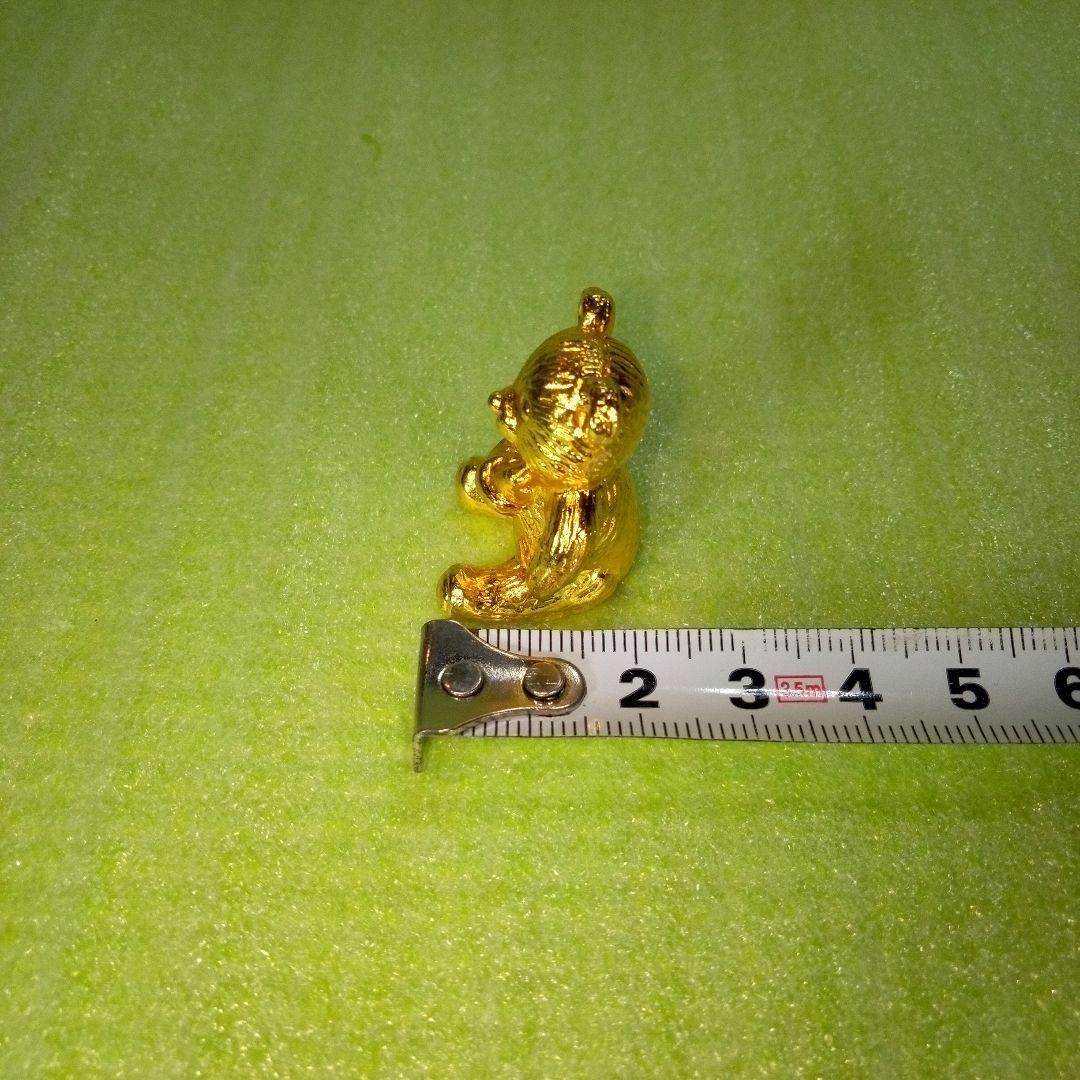 金属製と思われるゴールドクマの置物　インテリア　オブジェ　ディスプレイ　レア