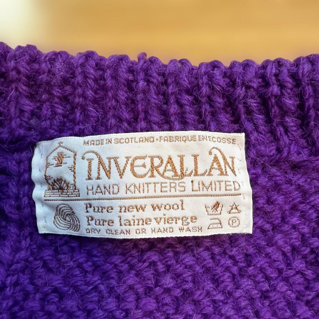 INVERALLAN インバーアラン ニット カーディガン ケーブル