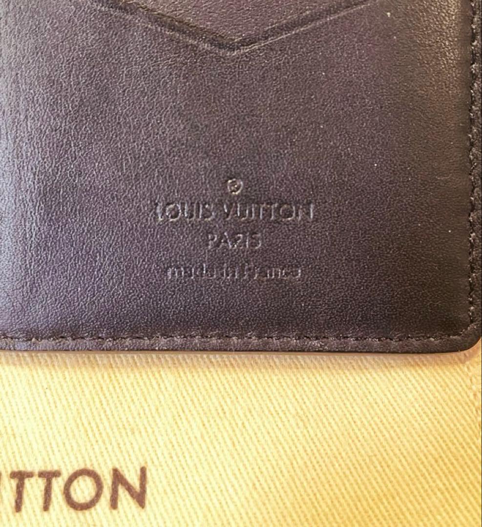 【美品/LOUIS VUITTON ルイヴィトン 】モノグラム・レザー名刺入れ
