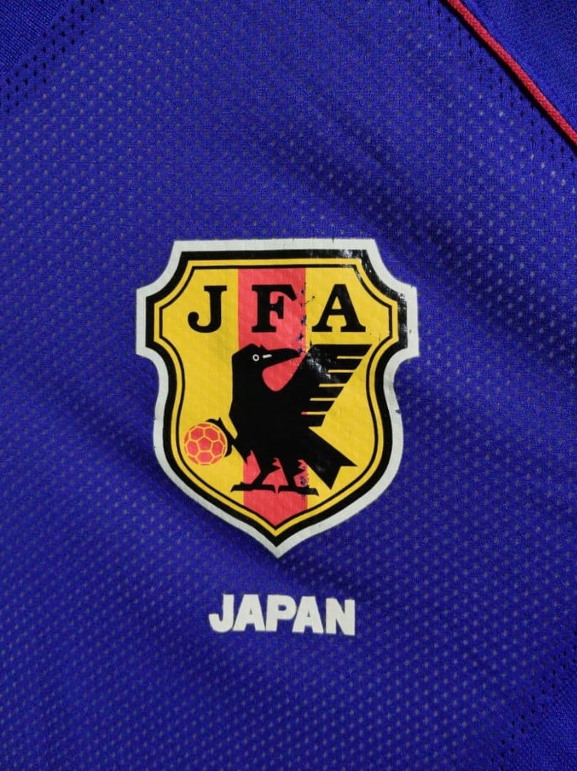 新品 2002年日韓ワールドカップ サッカー日本代表ユニフォーム ジャパンブルー