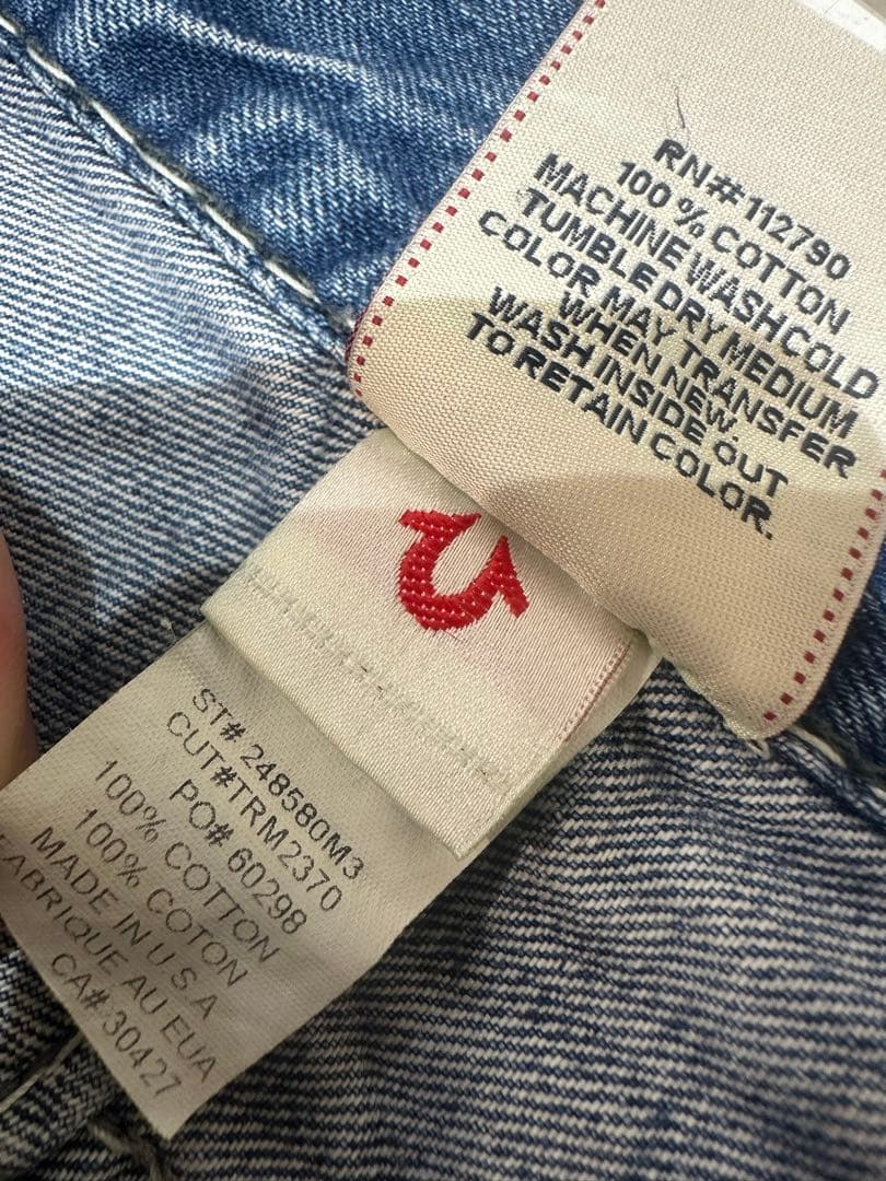 TRUE RELIGION USA製 デニム W32 フレア Y2K IO着用