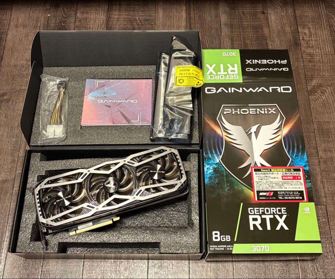 グラフィックボード・グラボ・ビデオカード GAINWARD PHOENIX RTX 3070 8GB