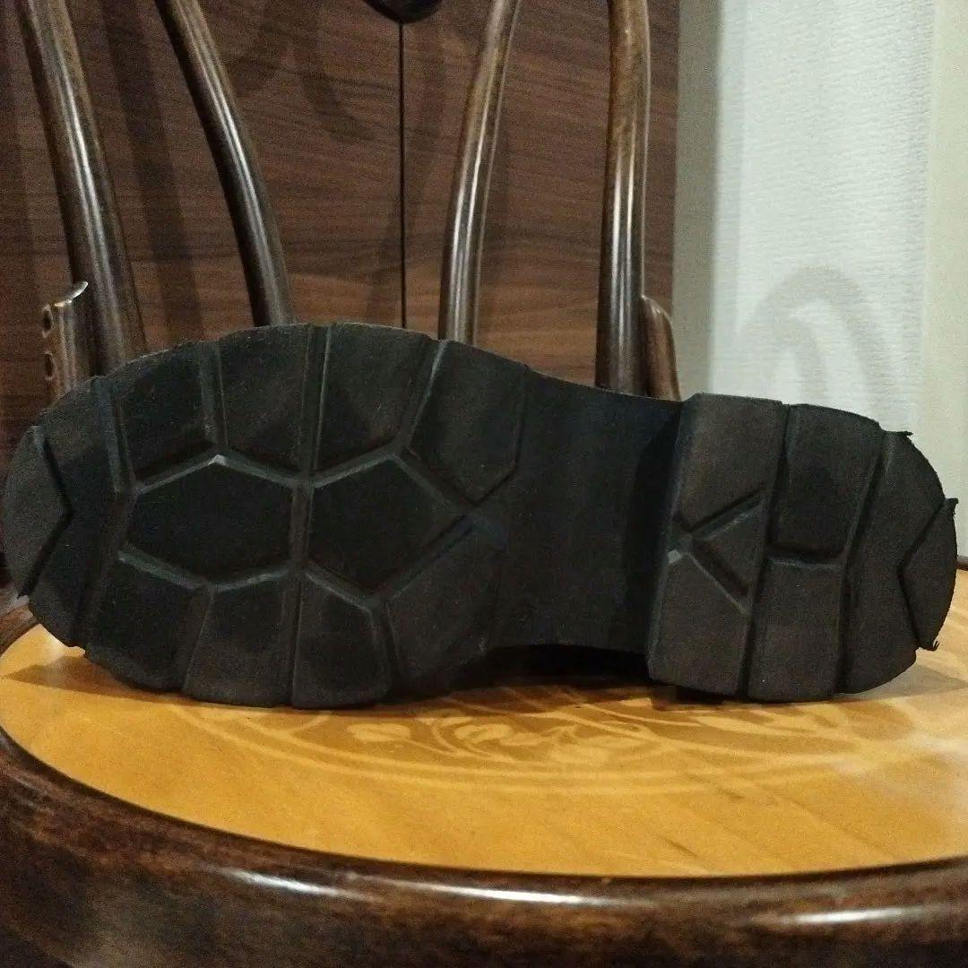 【ENESS/ エネス】チェルシーミドルサイドゴア （ブラック）レザー　37