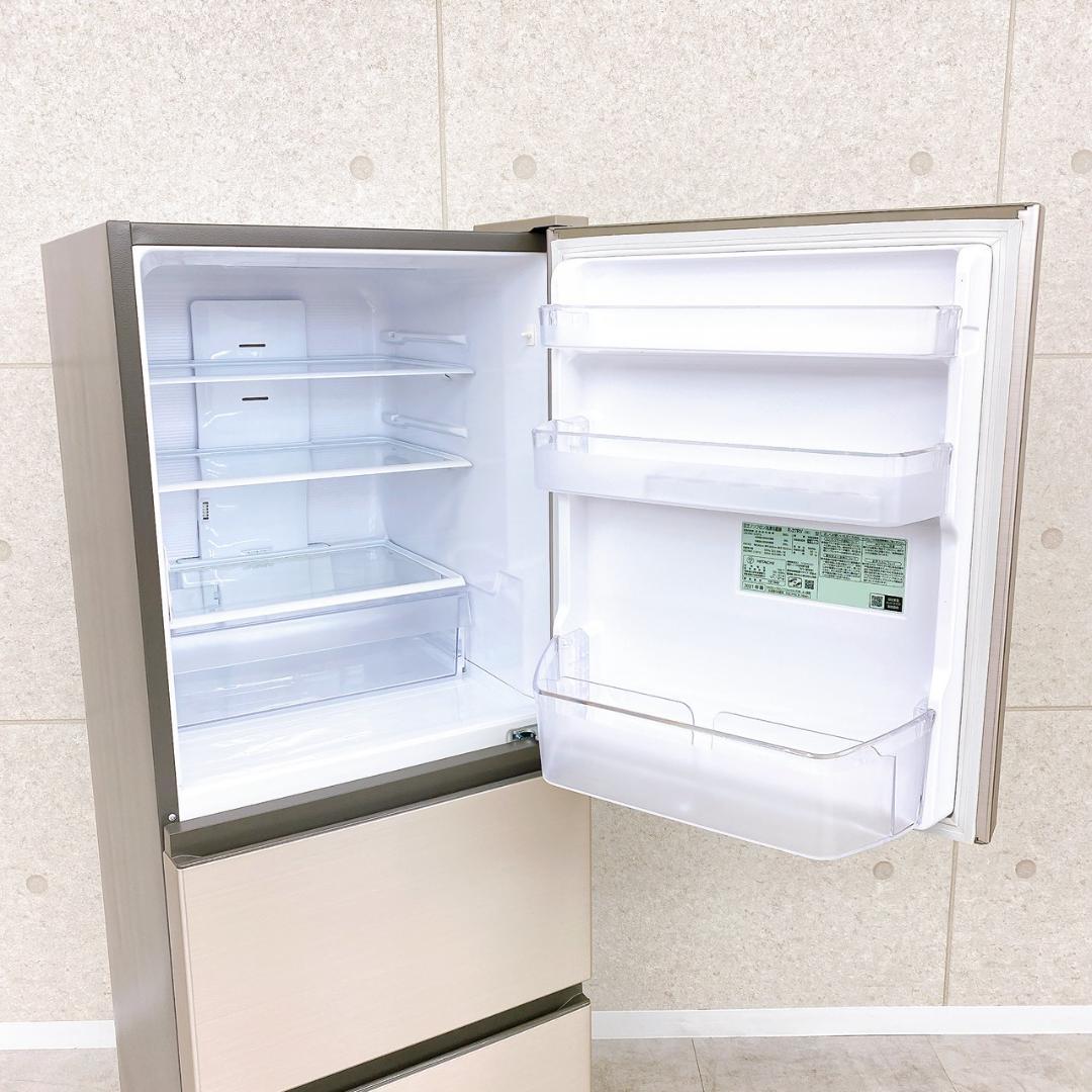 日立 ノンフロン冷凍冷蔵庫 R-27RV(N) 265L 2021年製 3ドア