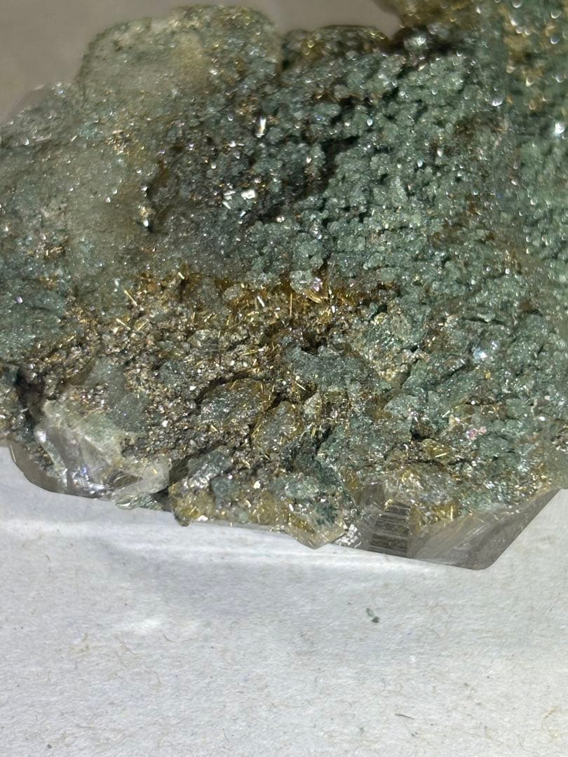 希少　マニハール水晶 ルチル共生 レコードキーパー多数　虹