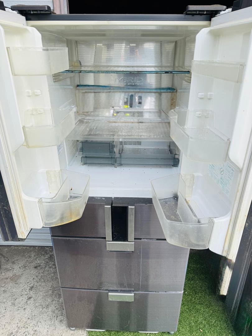 福岡発 SHARP シャープ 電気冷凍庫 冷凍庫 463L 6ドア 大容量 製氷