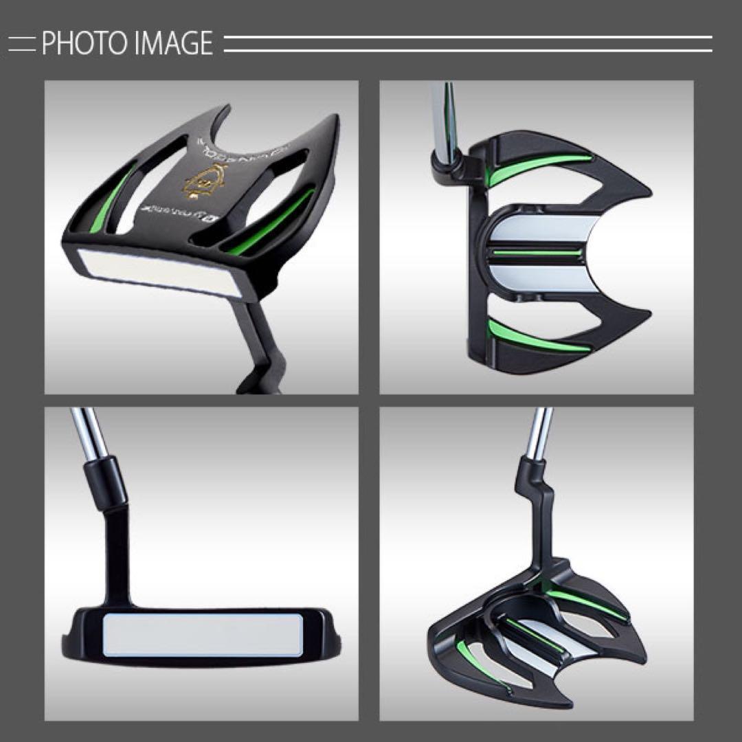 【左 大好評】極太グリップと大型ヘッドの安定感抜群のダイナミクスパター レフティ