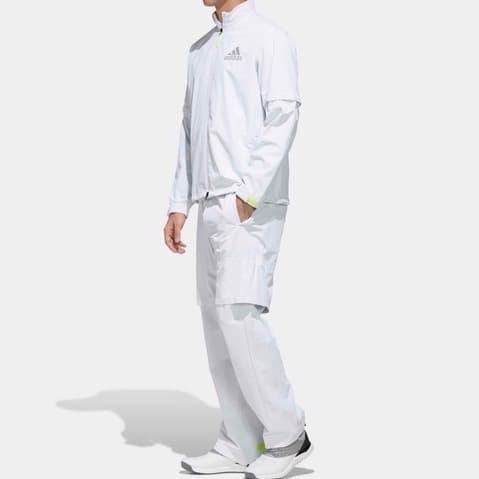 【L】アディダス ゴルフ adidas GOLF レインウェア セットアップ 白