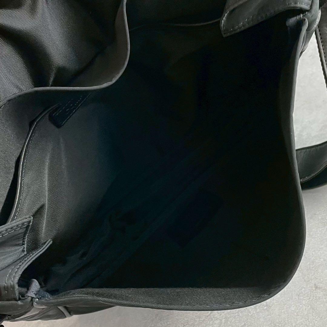 COMPOSITION イサムカタヤマ メッセンジャーバッグ レザー×ナイロン