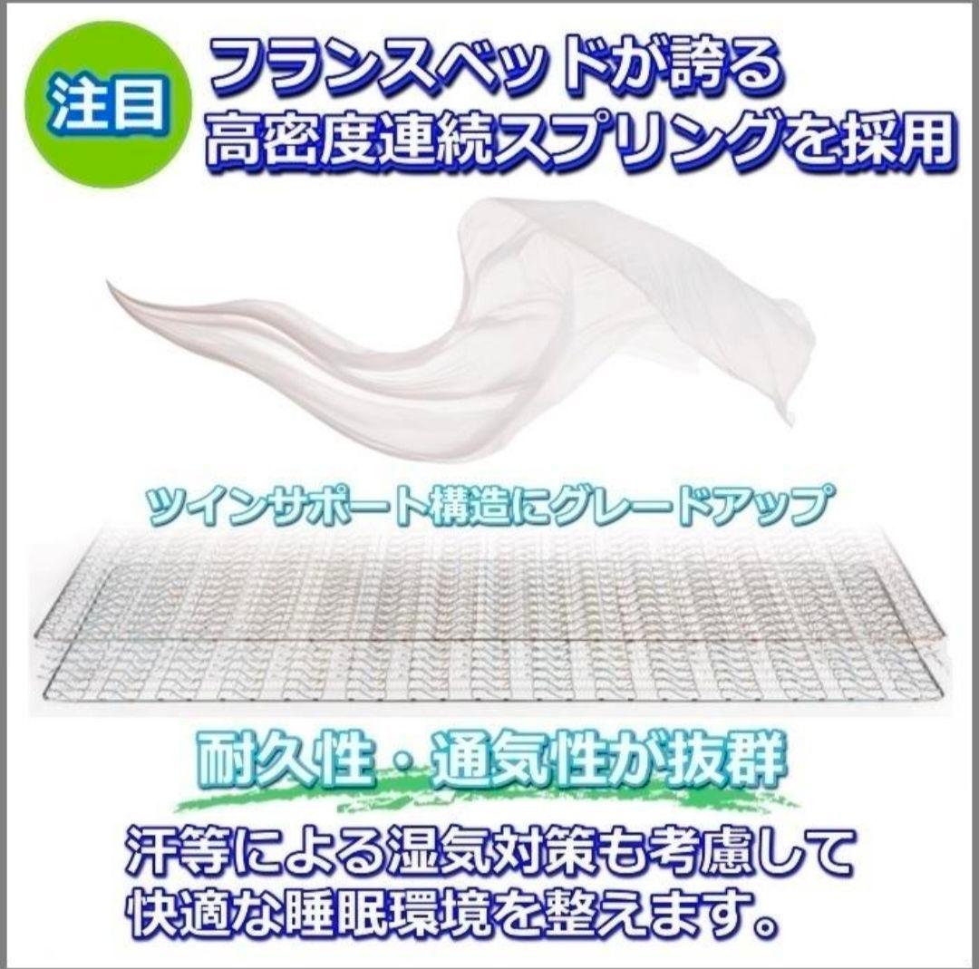 特価中【美品 配送料込】フランスベッド TW-100α ダブルマットレス