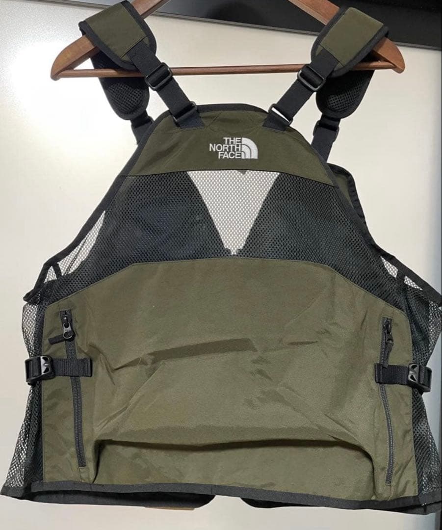 【新品・未使用】ノースフェイス ギアメッシュベスト　フェス　釣り