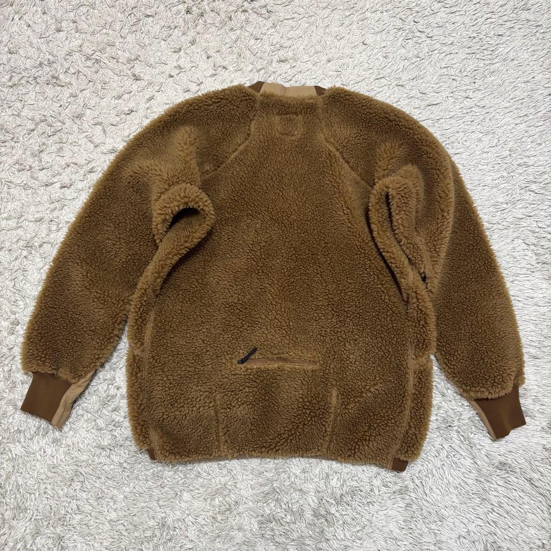 ゴールドウイン GOLDWIN ボアフリーススウェットシャツ　タバコブラウン　M