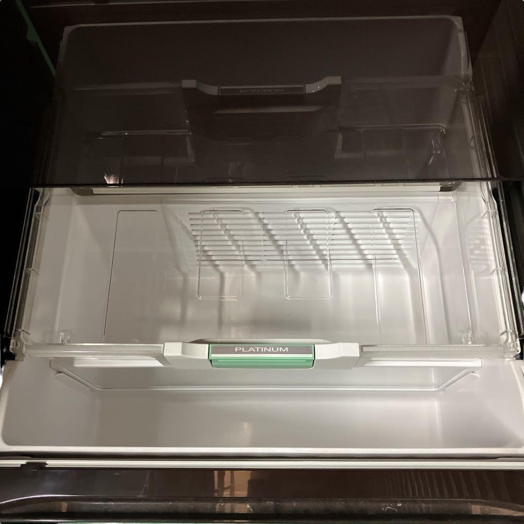 AT5 HITACHI ノンフロン冷凍冷蔵庫 R-G4800F XT ブラウン