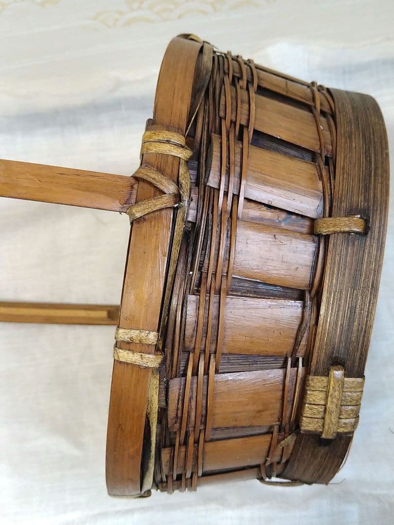 バスケット　編み籠　籠　インテリア雑貨　ガーデニング　アンティーク風　レトロ風