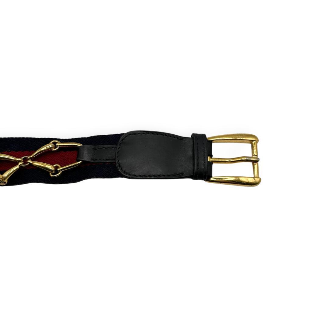 希少✨ GUCCI　グッチ　ベルト　シェリーライン　ホースビット