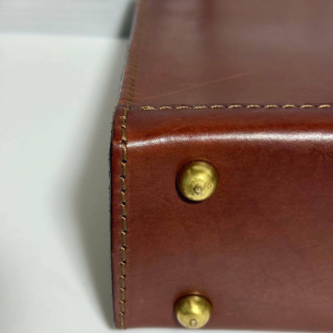 ⭐️美品⭐️　HERZ　ヘルツ　ビジネスバッグ　ブリーフケース　ブラウン