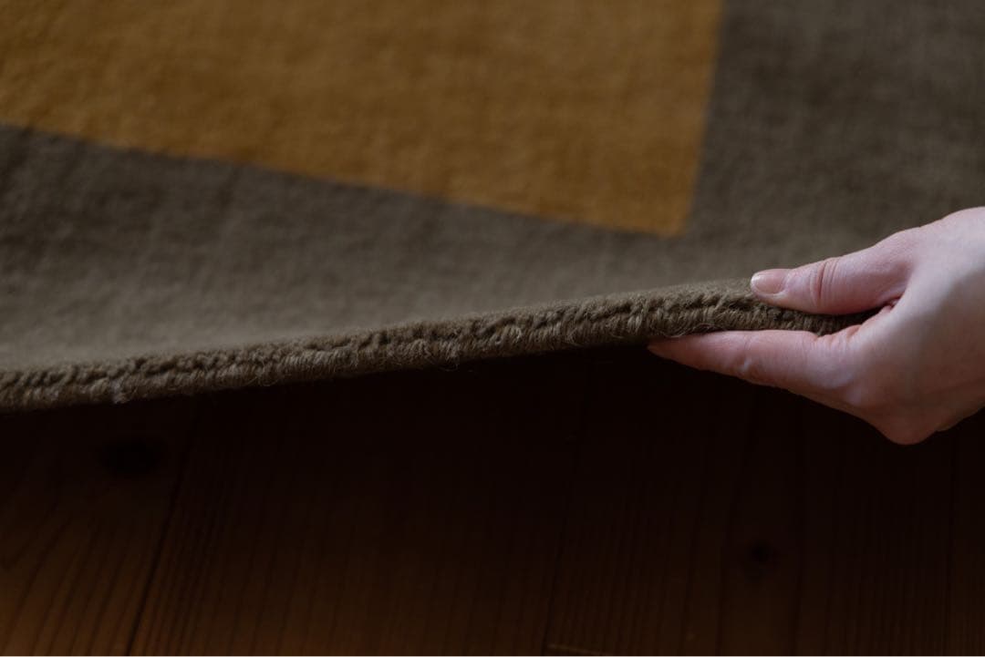 ギャッベ 150×200 a.depecheオリジナル ウール ラグ