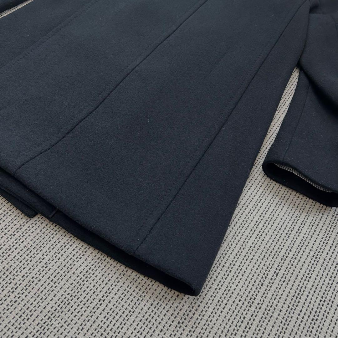 Drawer ドゥロワー/p ピーコート/メルトン/美品/金釦/ウールコート