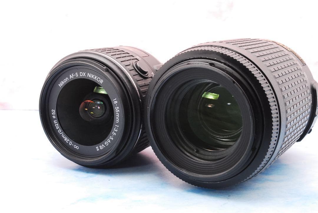 ニコン D3400★Wレンズ★一眼レフカメラ★Bluetooth搭載