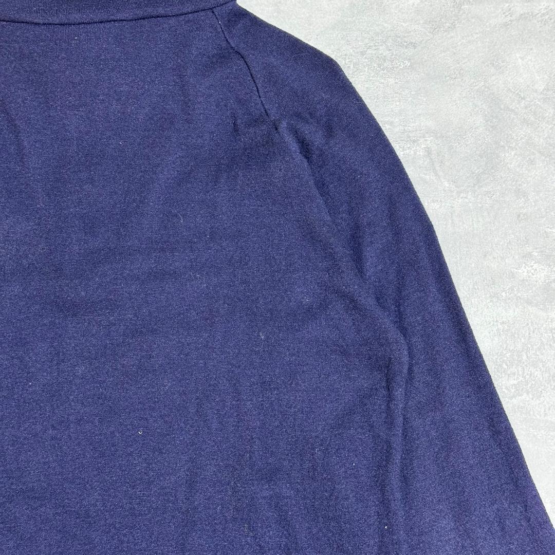 80s デカタグ Patagonia パタゴニア ネイビー　パイル DM848