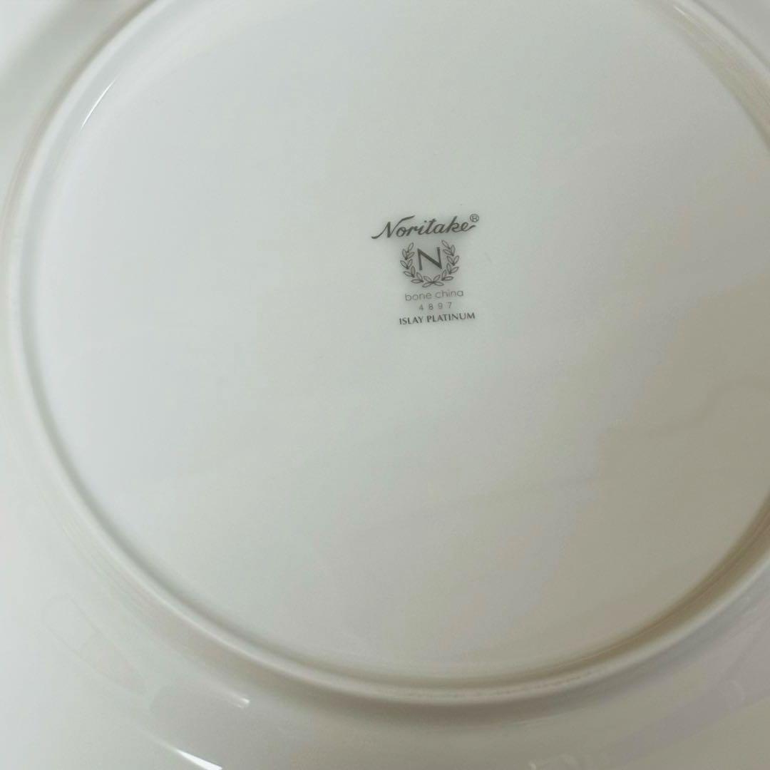 ノリタケ　アイラ　ゴールド　プラチナ　カップ　ソーサー　トリオ　プレート