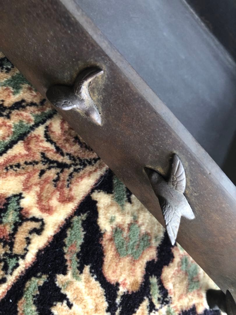 宝玉　鋳銅　花器　水盤