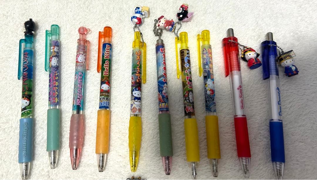 値下げしました 激レアハローキティご当地限定 ボールペン×シャーペン 17本