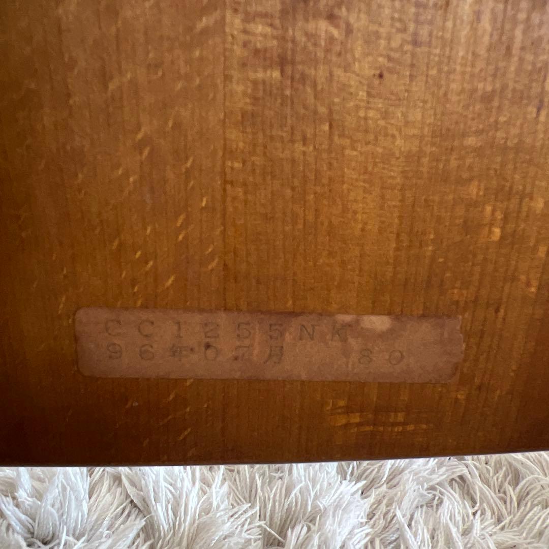 オールド カリモク コロニアル ダイニングチェア 馬車刻印 2脚 90年代 ①