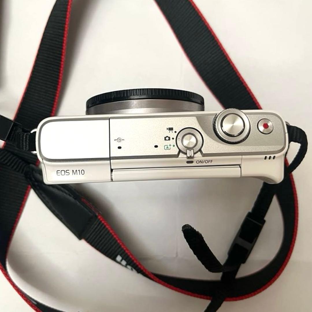 L*g様 Canon eos m10 キャノン　ミラーレスカメラ　レンズ　白　ホ
