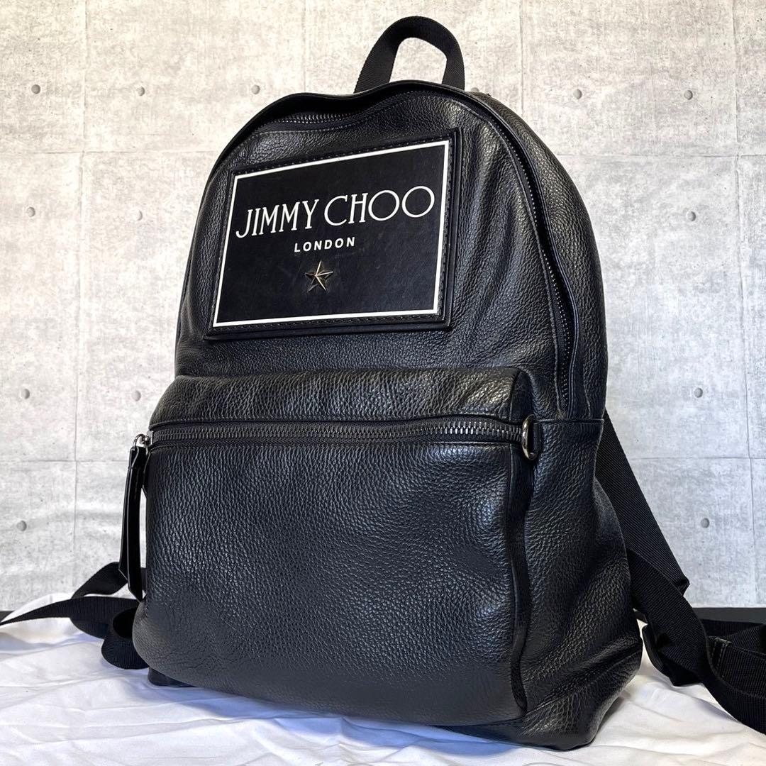 専用品JIMMY CHOO WILMER GNL BLACK バックパック