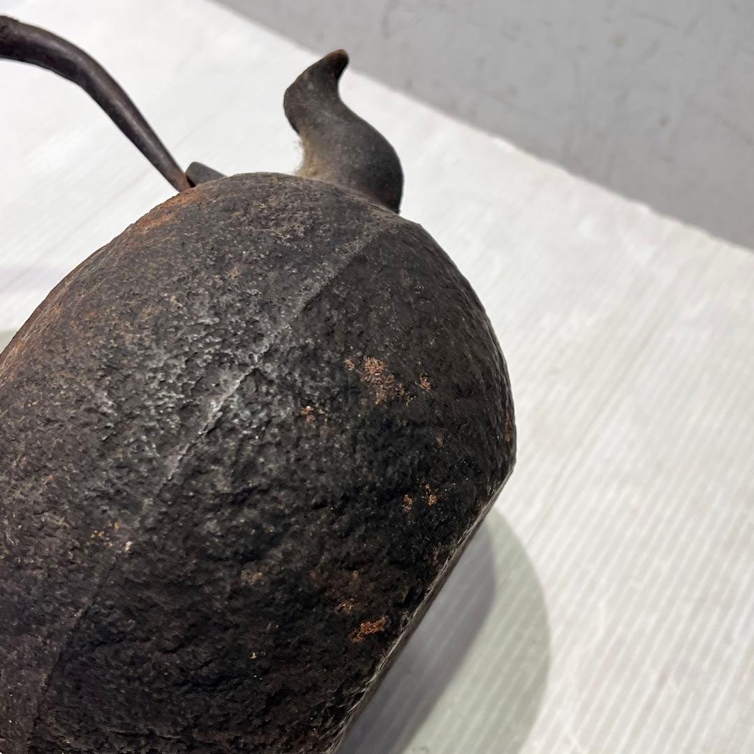 時代物　龍文堂造 鉄瓶 急須 茶道具 骨董　インテリア　コレクション