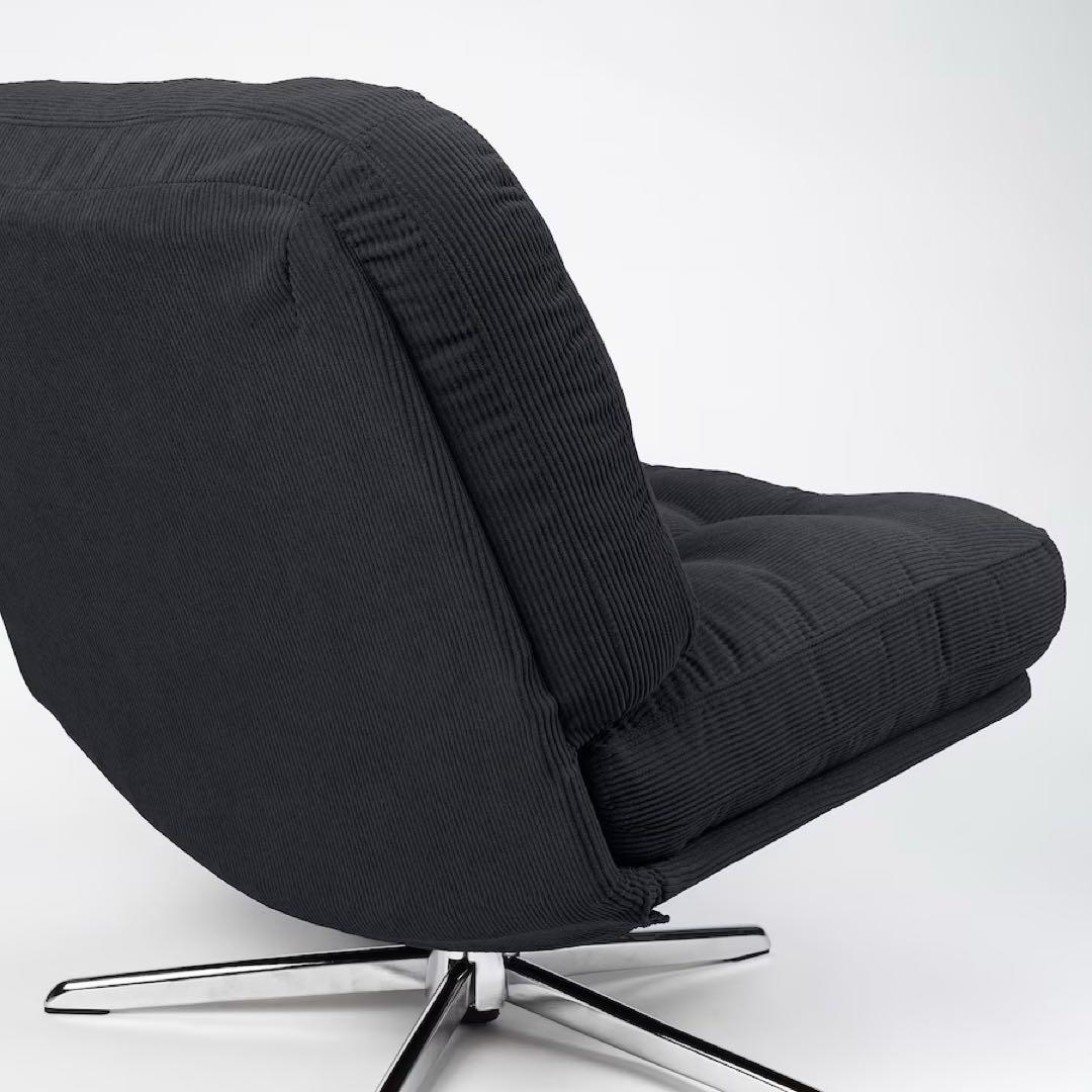 【新品未開封】IKEA イケア 一人掛けソファ ブラック（ディヴリンゲ）正規品