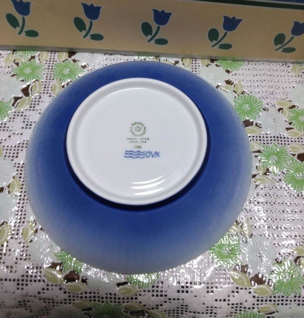 ロイヤルコペンハーゲン　ブルーミスト　スタイルカップ&ソーサ　ペアセット