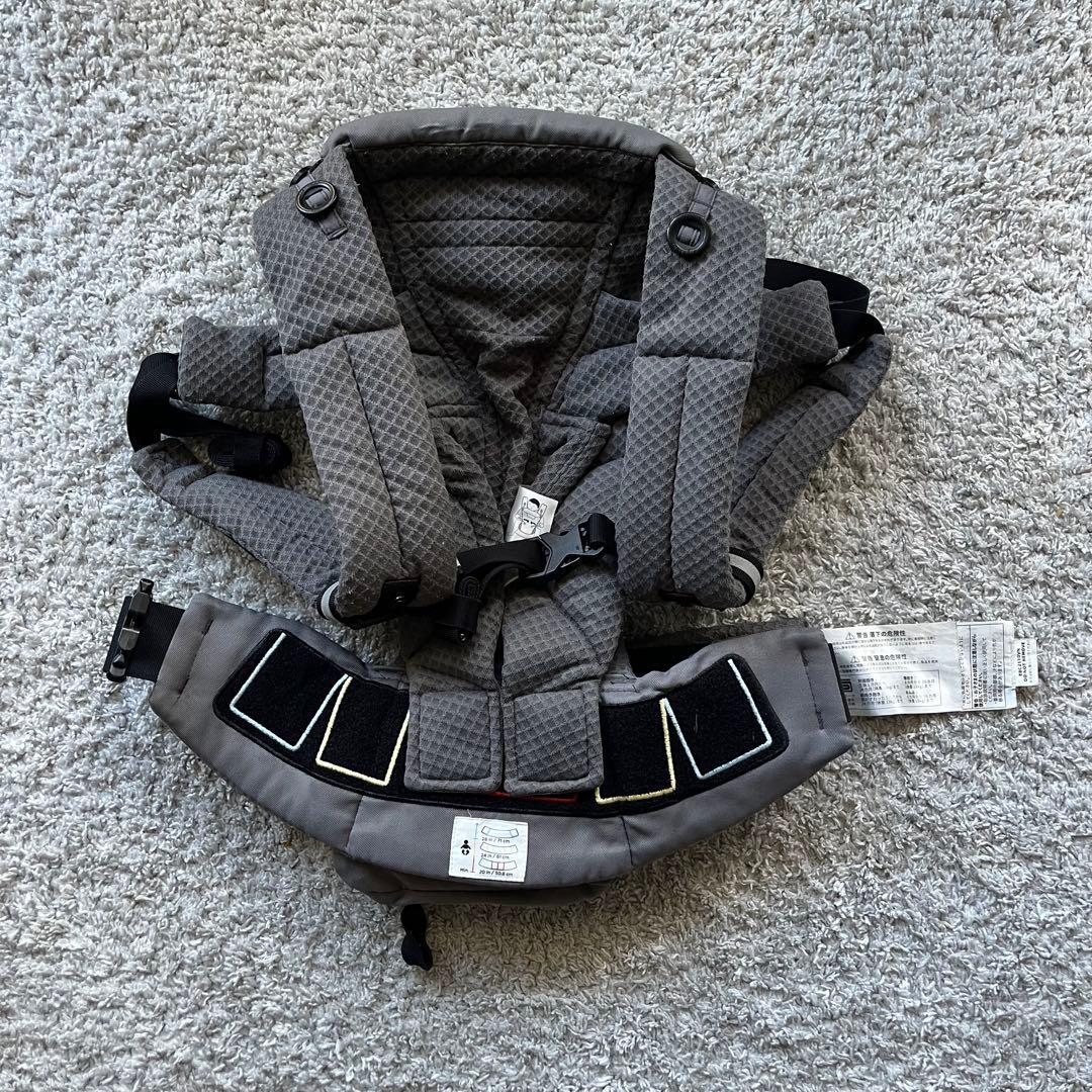 【美品】【洗濯済】ergobaby グレー 抱っこ紐　オムニブリーズ