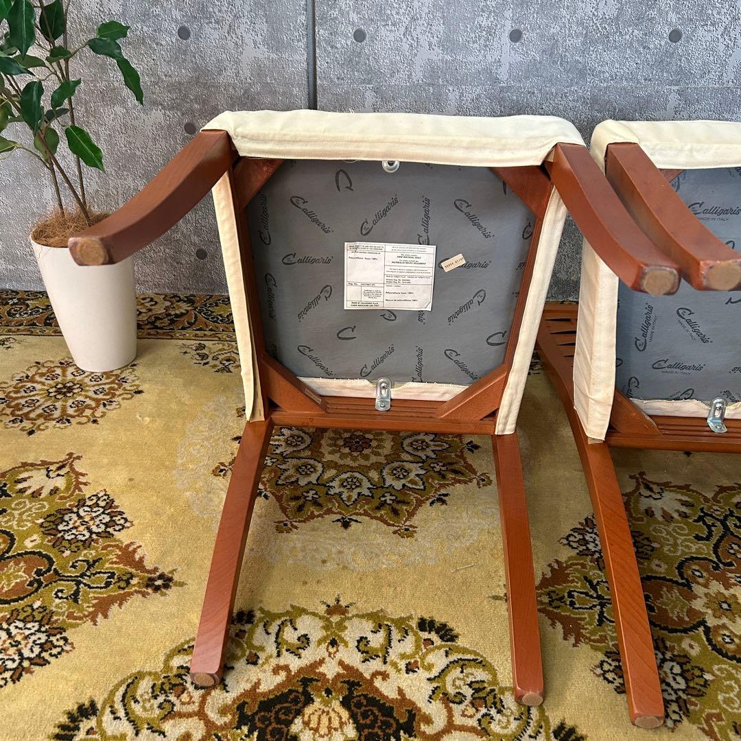 ꧁Calligaris カリガリス꧂ダイニングチェア2脚 イタリア製 食卓椅子
