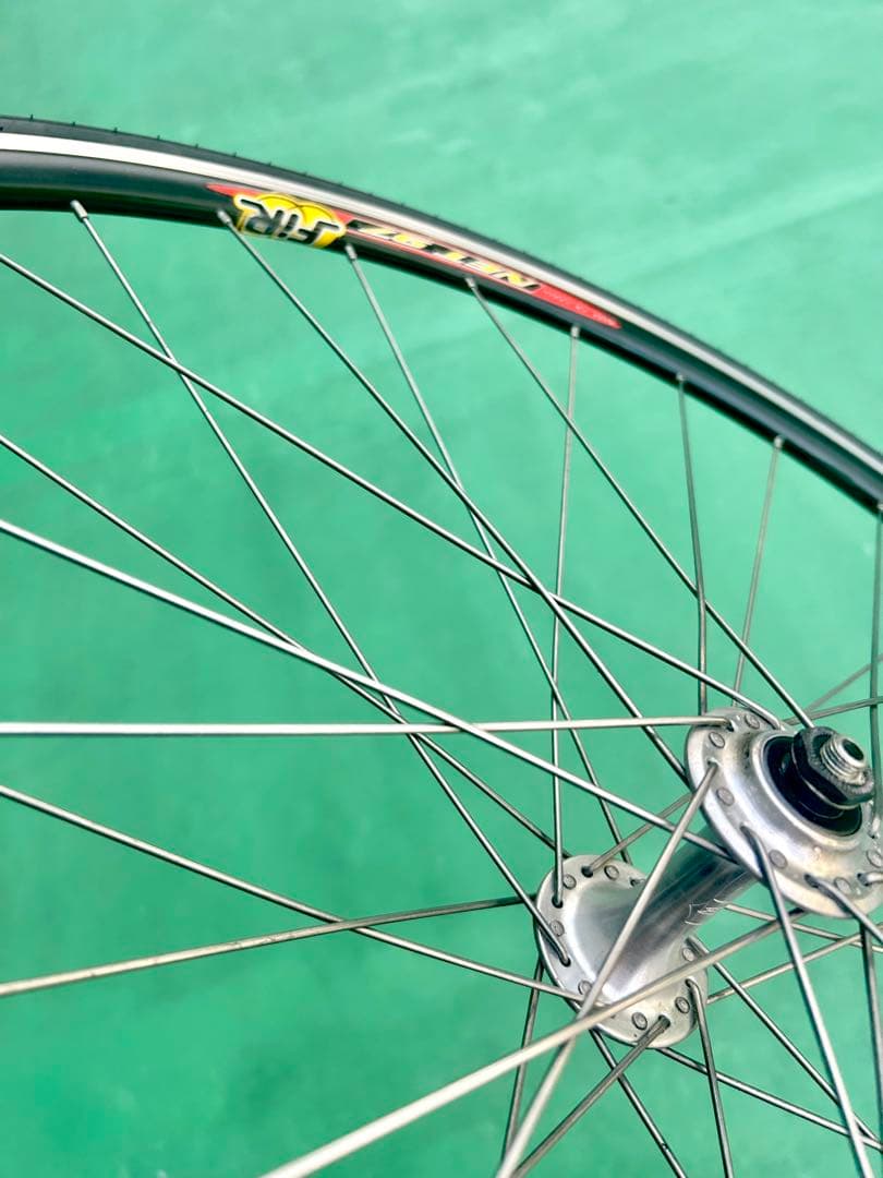 【カンパニョーロcampagnolo】イタリア製MIRAGEハブ＆FiRリム前輪