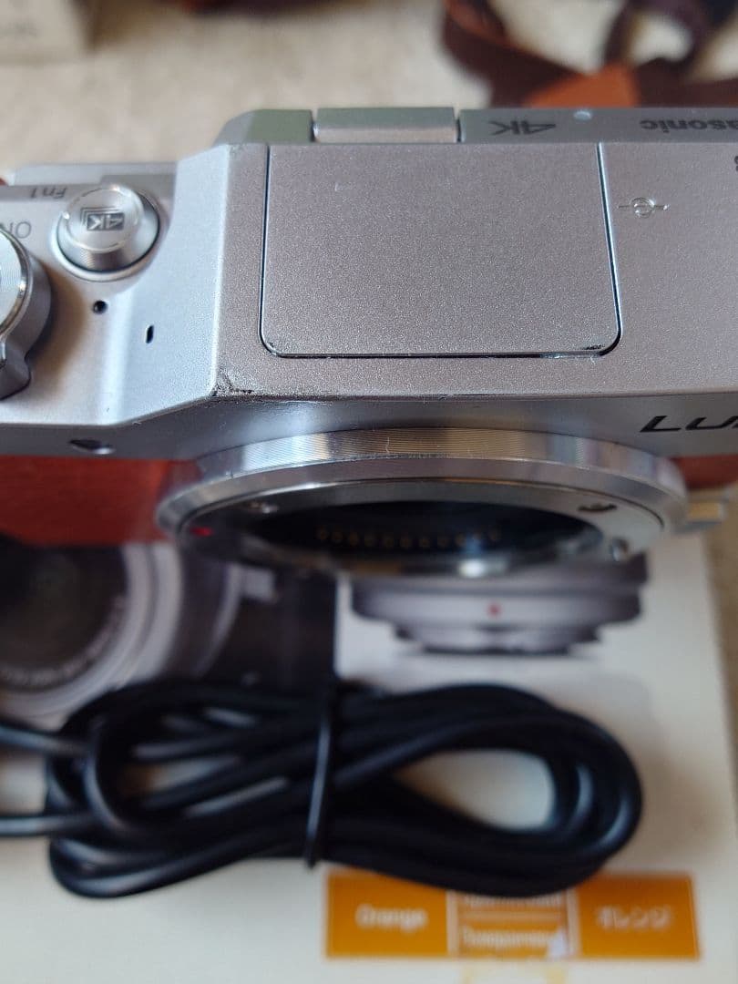 Panasonic LUMIX G DC-GF9W ミラーレスカメラ オレンジ