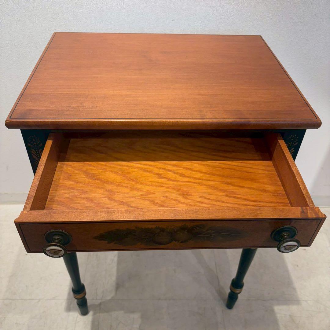 ヒッチコック　ブラックハーベスト　メープル　2段引き出し　コンソールテーブル