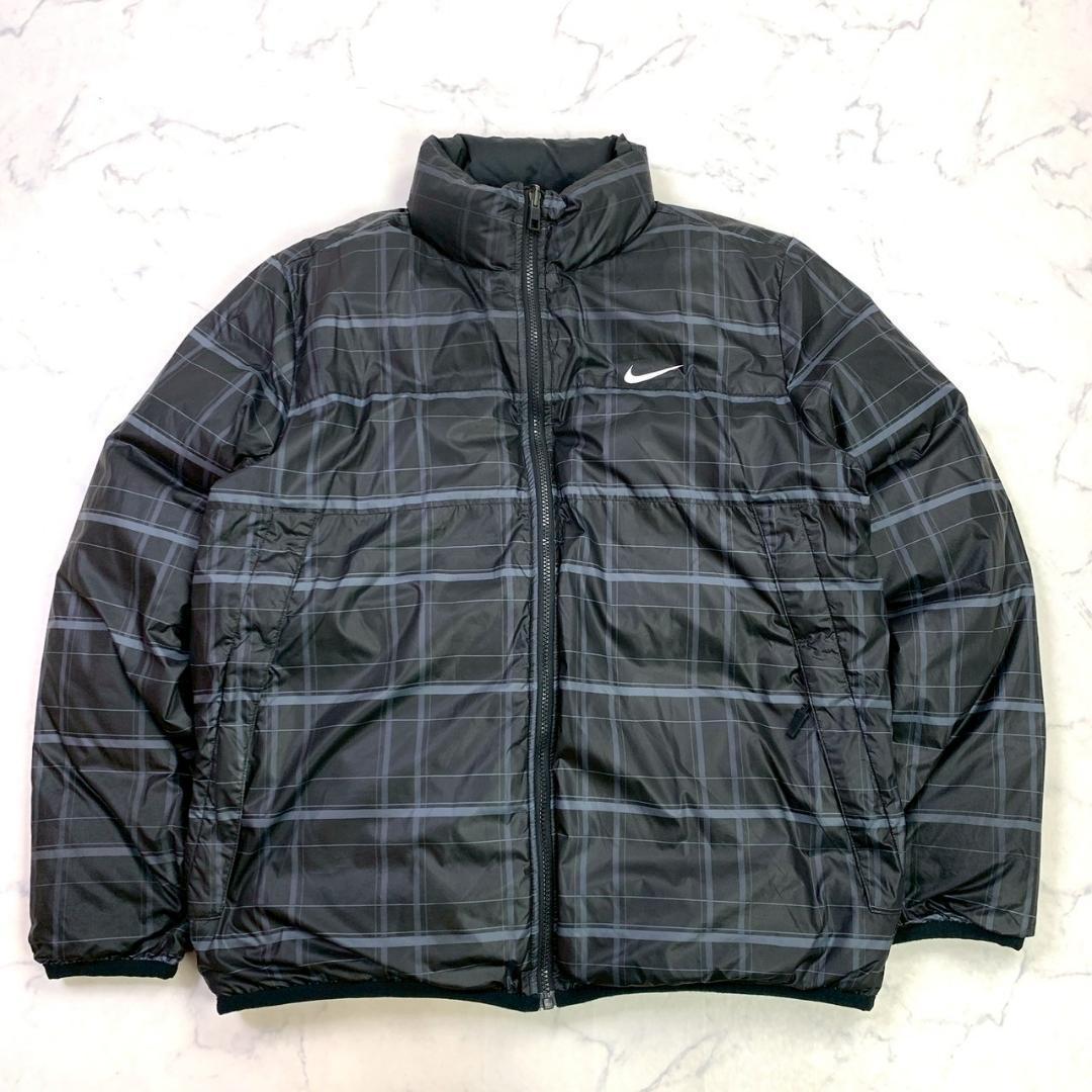XL ★ NIKE 00s リバーシブル ダウンジャケット Y2K　D512