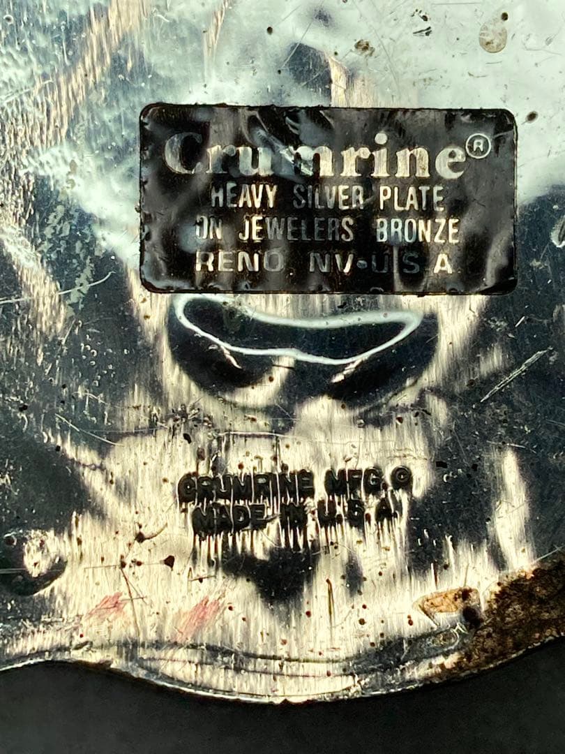 ビンテージ 1921年 モルガン・ダラー 銀製 Crumrine バックル