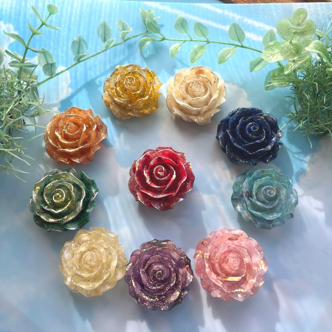 つねりん バラのオルゴナイト