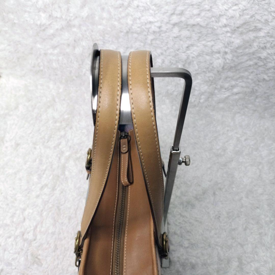 【希少】COACH　パッチワーク　レザー　シグネチャー　スウェード　ターンロック