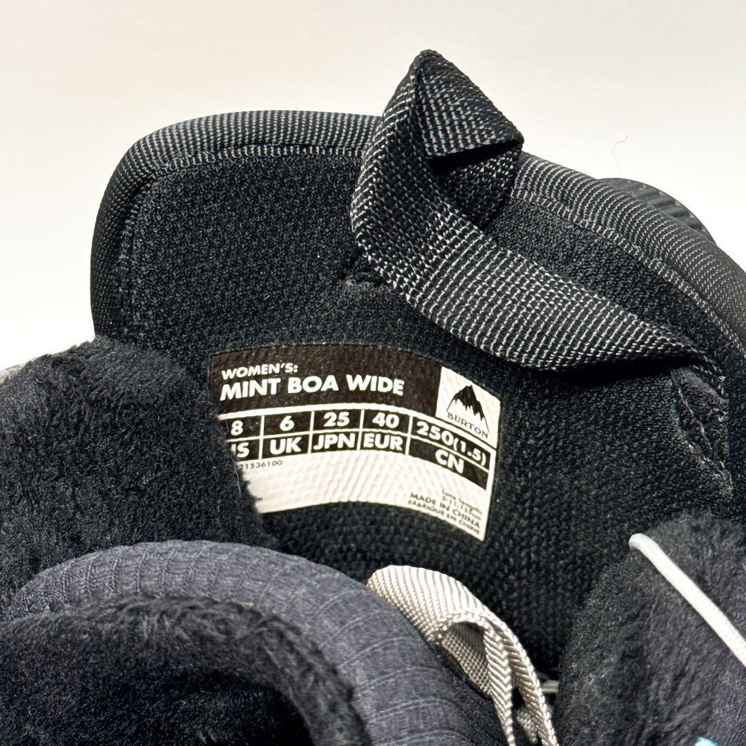 【美品】BURTON バートン Mint BOA Wide 25cm レディース