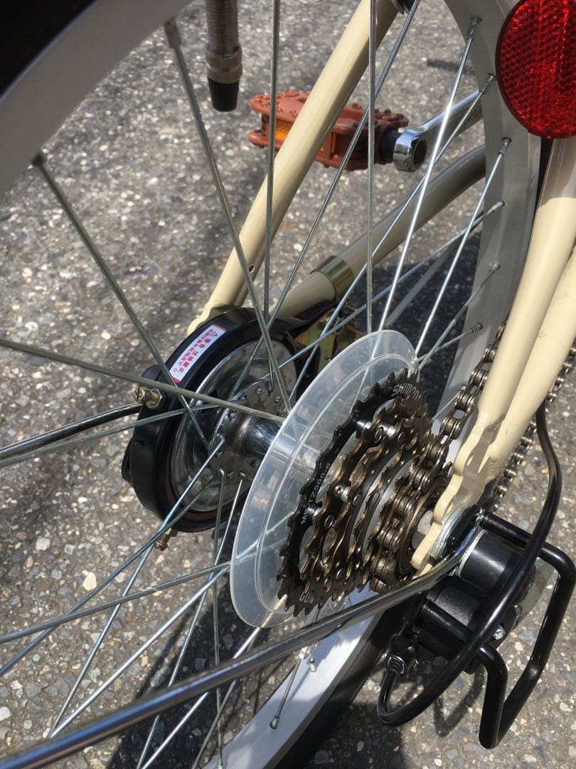 折りたたみ 自転車 ブラウン 茶色 20インチ 美品 綺麗 折り畳み 小径車