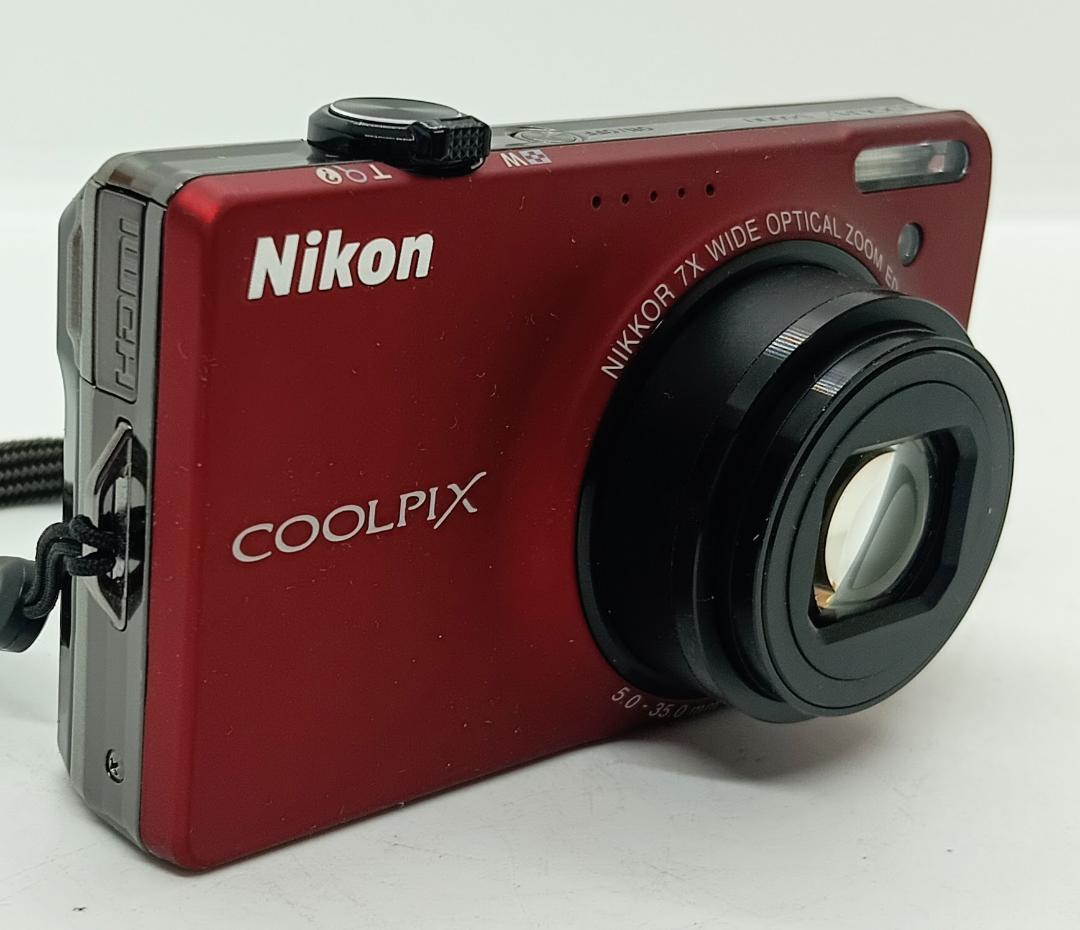 Nikon coolpix s6000 レッド デジタルカメラ充電器付き、箱付き