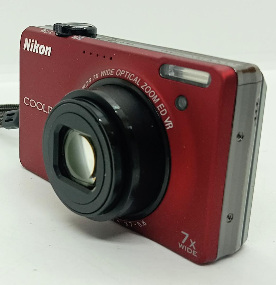 Nikon coolpix s6000 レッド デジタルカメラ充電器付き、箱付き